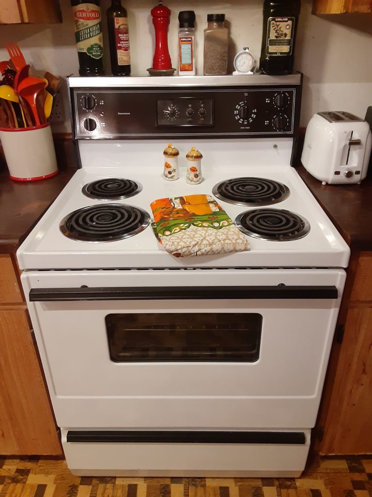 circa 1988 Kenmore electric range